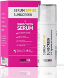 Cos-Iq Sunprotect Spf-50 Outdoor Sunscreen Serum Spf 50 Pa+++ 30Ml | Only 2 Drops Full Coverage | Skin Safe, Matte Finish, Oil Free, Water Resistant, Broad Spectrum – Spf 50 Pa++++(30 G)