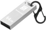 Simmtronics Ultra Speed Usb 2.0 64Gb Flash Drive Metal Body With Anti Lost Hook 64 Gb Pen Drive(Silver)