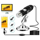 Microware 3 In 1 Usb Digital Microscope, (Micro Usb + Usb + Type-C) 50X To 1000X Microscope Magnifier, Portable Mini Microscope Camera With Light, Suitable For Windows 7/8/10 And Mac Android