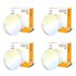 Halonix 9W B22 Led Cool White Bulb, Pack Of 10