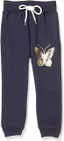 T2F Girl’S Slim Fit Cotton Joggers (Gls-Jog-01_Navy_11-12 Years_Navy_11 Years-12 Years)