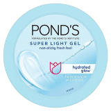 Ponds Super Light Gel, Oil-Free Moisturizer, 200G, For Hydrated , Glowing Skin, With Hyaluronic Acid & Vitamin E, 24Hr Hydration, Non-Sticky, Spreads Easily & Instantly Absorbs
