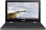 Asus Chromebook Flip Intel Celeron Dual Core – (11.6 Inches, 4 Gb/64 Gb Emmc Storage/Chrome Os) C214Ma-Bu0452 2 In 1 Laptop (Dark Grey, 1.20 Kg)
