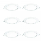 Polycab 12W Led Panel Light Scintillate Edge Slim Round Smart Offers Bright Lumination Long Lifespan No Harmful Radiation (Neutral White, 4000K, 6 Pcs, Cut Out: 5.9 Inches)