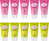 Vi-John Feather Touch Hair Removal Cream Lime & Rose – (40 Gm Each) Cream(400 G, Set Of 10)