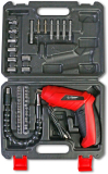 Flipkart Smartbuy 3.6V Cordless Screwdriver With 45Pcs Drills & Bits Ylsd-0306L Pistol Grip Drill(6.35 Mm Chuck Size)
