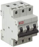 Gm Mcb 6A Triple Pole ‘C’ Type