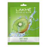 Lakmé Blush & Glow Kiwi Sheet Mask, 25 Ml