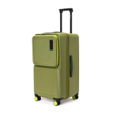 Mokobara The Transit Trunk Expandable Luggage – Green | Unisex Polycarbonate 8 Wheel Trolly Hardsided Suitcase With Built In Tsa Lock Travel Suitcase (So Matcha Limery) (So Matcha Limeray 2.0)