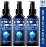 ARATA Menthol Ice Burst with 1% Salicylic Acid | Fights Pimples & Acne| All Skin Types Face wash Face Wash(300 ml)