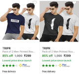 Pack Of 2 T-Shirts at ₹299