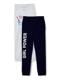 Amazon Brand – Jam & Honey Girl’S Regular Joggers (Jhss20Gjog004_Grey + Navy 2_2 3 Years)