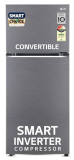 Lg 322 L 3 Star Frost-Free Smart Inverter Double Door Refrigerator (Gl-S342Sdsx, Dazzle Steel, Convertible With Express Freeze)