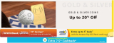 Upto 20% Off on Gold & Silver Coins + Extra 7.5% Cashback For Prime Members+ 10% ICICI Credit Cards Discount & Extra Upto 5% Amazon Pay ICICI CardsLink –