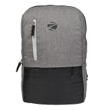 Zebronics Techshield X4 With 2 Compartment Laptop Backpacks Fit Up To 15.6-Inch Laptop Polyester Fabric College, Office Work And Mini Business Trip Travel Bags (Grey)