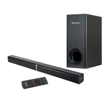 Honeywell Trueno U1000, 100W Rms Wireless Bluetooth V5.0 Soundbar With Wireless Subwoofer With Remote, 2.1 Channel Sound, 55Mm*4 Drivers, 6 Play Modes-Bt, Audio Jack, Usb, Optical, Coaxial & Hdmi/Arc