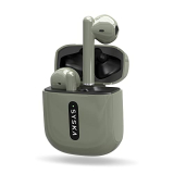 Syska Sonic Buds Ieb450 True Wireless Earbuds With Ultra Sync Technology, 20Hr Play Backtime, Tap N Play Touch Control, Light Weight, Ipx4 Water Resistant (Marshland Green, Made In India)