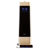 Agaro Royal Cool Mist Top Fill Ultrasonic Humidifier, For Bedroom, Home, Office, Multifunction Touch Panel With Led Diplay And Remote, 360° Nozzle, Super Quiet, Auto Shut Off(Black)