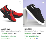Shoes Starting at ₹180