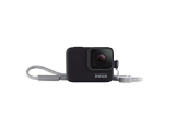 Gopro Silicone Sleeve + Lanyard Black For Hero7 Cameras