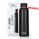 Jivo Infinite Bravo Premium Stainless Steel Vacuum Insulated Flask Water Bottle, 700Ml, Black Knight Edition – Isi Certified | Optimal Capacity | Insulated Water Bottles Thermos Bottle | Leak-Proof