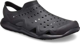 Crocs Men’S Swiftwater Black Clogs-6 Kids Uk (203963)
