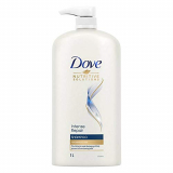 Dove Intense Repair Shampoo 1 L, Repairs Dry And Damaged Hair, Strengthening Shampoo For Smooth & Strong Hair – Mild Daily Shampoo For Men & Women