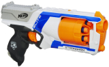 Nerf Elite Strongarm Toy Blaster With Rotating Barrel,Slam Fire, Incl. 20 Darts, Guns & Darts(Multicolor)