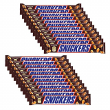 Snickers Peanut Filled Milk Chocolate Bar, 22G (Pack Of 24)