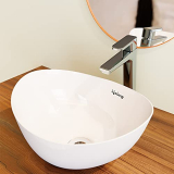 Lifelong Table Top Wash Basin/Glossy Finish/Counter Top/Super White Color For Bathroom,Llbawb01 (41 X 35.5 X 14 Cm)