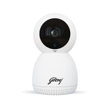 Godrej Security Solutions Eve Pro Pantilt Smart Wifi Security Camera For Home With 350 Degree 3Mp (Hd) | 2-Way Audio | Night Vision | Smart Motion Tracking | Humanoid Detection, Alarm System, White