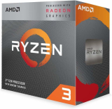 Amd Ryzen 3 3200G With Radeon Vega 8 Graphics (Yd3200C5Fhbox) 3.6 Ghz Upto 4 Ghz Am4 Socket 4 Cores 4 Threads 2 Mb L2 4 Mb L3 Desktop Processor(Silver)