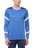 Campus Sutra Men’S Active Wear Sports Jersey T-Shirts (Azcsj17_Jrrn2Stp_M_Pln_Rb_Az_M) Royal Blue