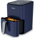 Lifelong Llhfd450 1200W With Hot Air Circulation Technology With Timer Selection & Adjustable Temperature Control |Preset Menu|Uses Upto 90% Less Oil |Fry, Grill, Roast, Reheat And Bake, True Digital Air Fryer(4 L)