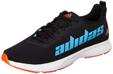 Adidas Men Synthetic Glintrun M Running Shoe Cblack/Preblu/Seimor (Uk-8)
