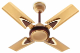 Longway Starlite-1 600Mm/24 Inch High Speed Anti-Dust Decorative 5 Star Rated Ceiling Fan 850 Rpm With 2 Year Warranty (Golden Beige, Pack Of 1)