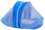 Amardeep And Co Toddler Mattress With Mosquito Net Blue 70*40 Cms