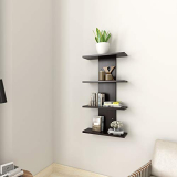 Amazon Brand – Solimo Ivy Engineered Wood Wall Shelf (Wenge , Set Of 2 Shelves)
