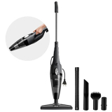 Inalsa Dura Clean Plus Upright Vacuum Cleaner, 2-In-1,Handheld & Stick For Home & Office Use,800W- With 16Kpa Strong Suction & Hepa Filtration|0.8L Dust Tank|Includes Multiple Accessories,(Grey/Black)