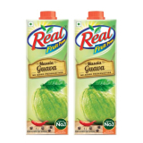 Real Masala Guava Fruit Juice – 1L (Pack Of 2) | No Added Preservatives, No Artificial Colours & Artificial Flavours | Goodness Of Best Guavas With Chatpata Masala | Daily Dose Of Fruit Nutrition | Tasty, Refreshing & Energizing Fruit Drink