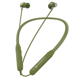Portronics Harmonics Z3 Wireless Bluetooth 5.3 Neckband In Ear Earphones With Mic, 30Hrs Playtime, Magnetic Latch, Ipx5 Water Resistant, Type C Charging Port(Green)