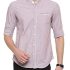 Showoff Men’S Slim Fit Shirt (Ibiza_Maroon_Red M)