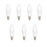 Philips Ace Saver 2.7W E14 Led Glass Candle Bulb | Candle Bulb For Home Decoration | Cool White, Pack Of 7