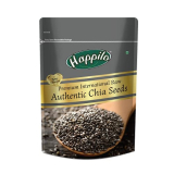 Happilo Premium Authentic Chia Seeds 250G, Diet Food For Weight Management, Rich In Fiber And Omega 3, Healthy Breakfast Snack