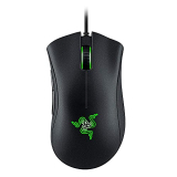 Razer Deathadder Essential Wired Gaming Mouse I Single-Color Green Lighting I 6400Dpi Optical Sensor- Black – Rz01-03850100-R3M1