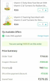 Mamaearth : Buy 1 Get 1 FREE + Extra 5% Off Prepaid DiscountUse Code :  OMGLink : Add any 2 Products, 1 Same/Lower Price product will be Free.Suggestions :• Onion Shampoo for Hair Fall Control : • Onion Hair Oil for Hair Regrowth : • Vitamin C Daily Glow Face Cream : • Ubtan Face Wash : • Vitamin C Foaming Face Wash :