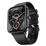 Boat New Launch Storm Infinity W/15 Days Extensive Battery Fueled By Huge 550Mah Battery, Fast Charge, 1.83”(4.65Cm)Hd Display, Functional Crown, Bt Calling, Smart Watch For Men & Women (Active Black)