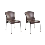 Cello Milano Chair Set Pack Of 2 – Brown