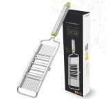 Bigplayer 3 In 1 Stainless Steel Multipurpose Slicer, Grater, Chopper & Cutter With Premium Handle