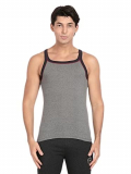 Pepe Jeans Innerwear Men’S Solid Relaxed Fit Vest (Atv01-01_Anthra Melange 115 Cm)